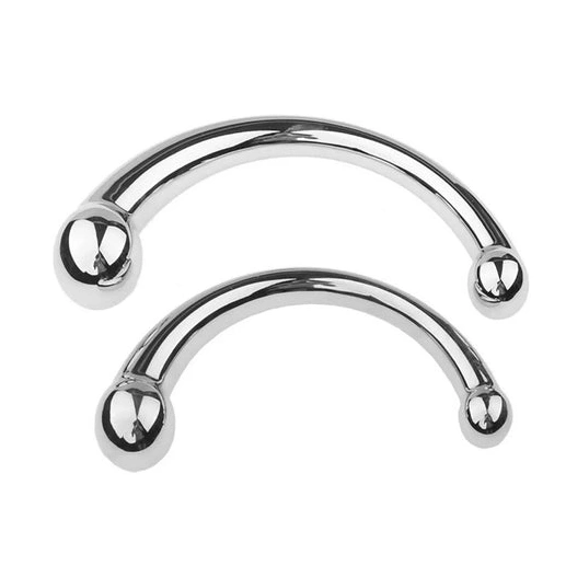 Anal Hooks Ended Double Hook 5858 Steel Stainless Anal Elegant 0723